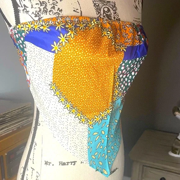 NEW- Handkerchief Top Multi Colored floral, boho designs Size S and M available - Picture 15 of 16